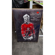 POSTER DAVID BECKHAM WITH QUOTES