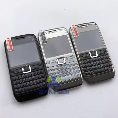 Original E71 Used Mobile Cell Phone 3.2MP 2G 3G Unlocked Smartphone QWERTY Russian Arabic Keyboard. 