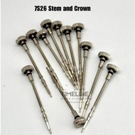 Seiko 7S26 Movement Stem and crown replacement Watch accessories