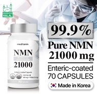 [Slimplanet] NMN21000 : Anti-Aging Supplement with 300mg NMN, CoQ10 & Resveratrol (70-Day Supply)