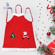 GRALARA Christmas Apron, Kitchen Cooking Apron Decoration Bib Apron for Women Xmas Supplies for Craf