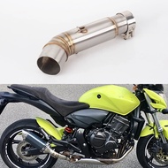 For Honda Hornet  CB600F CB 600F  2007- 2013 Hornet CB600 Exhaust Muffler Middle  CB600F Link Pipe E