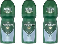 Mitchum Roll-On Antiperspirant and Deodorant for Men, Unscented, 3.4 Fluid Ounce (Pack of 3)