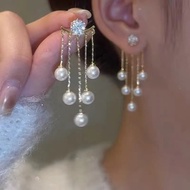 Women's Pearl Tassel Earrings Fashion Rhinestone Drop Earrings 50 Styles Exquisite Party Earrings