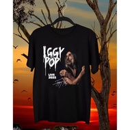Iggy Pop Signature  Black All Size Unisex T-Shirt xs-3xl