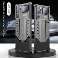 เคสอลูมิเนียมพรีเมี่ยมสำหรับ Redmagic 9S Pro/ 9S Pro + / 9 Pro / 9 Pro + เคสระบายความร้อนหนังโลหะกรอ