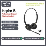 Addasound Inspire16 Binaural Wireless Headset Professional Wireless Headset for Office and Work from