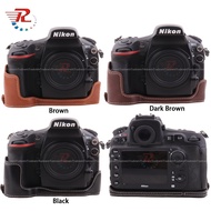 Leather Camera Half Case Cover Bag For Nikon D810 Cameras
