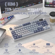 [GIF Screen] K86 TFT Screen RGB Mechanical Keyboard Gaming Display Picture Screen 87Keys Wireless 3m