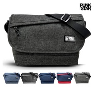PUNKSTAR Messenger Bag Water Resistant Unisex Shoulder Bag Large Capacity Fit 13 Inch Laptop for Men