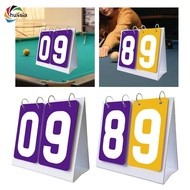 chulisia Multi-Sport Scoreboard, 2-Digit Scoreboard, Flip-Up Scoreboard for Badminton,