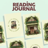 Reading Journal A5 Aesthetic Reading Journal Book Tracker & Reading Log English Notebook Journal