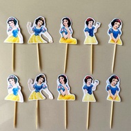 CUPCAKE TOPPER WHITESnow CUPCAKE TOPPER/ WHITESnow CAKE DECORATIVE/ WHITESnow