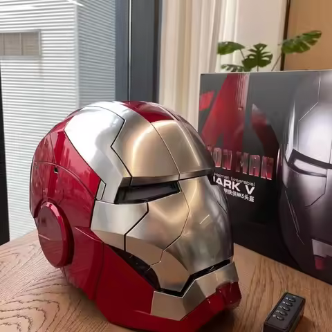 New Marvel Cosplay Iron Man PVC Child Silvery Helmet Masks Ironman Halloween Party