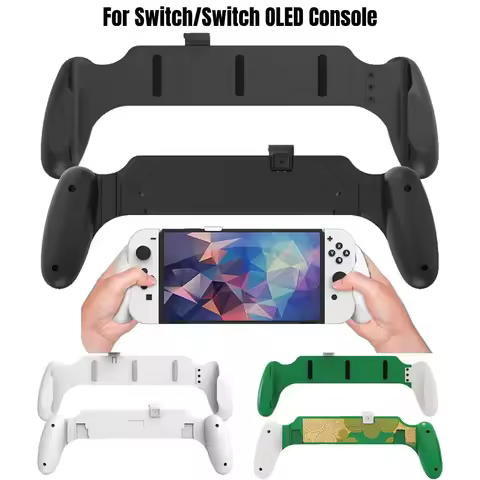 Anti Slip Grip For Switch/Switch OLED Console Handheld Grip Stand Hand Grip Protective Cover Game Co