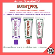 Japan limited flavor EUTHYMOL Euthymol Toothpaste Peach Floral Mint Scent 106g Refreshing mint & whi