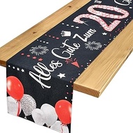 Table Runner 20th Birthday Decoration 20th Birthday Girl Boy Red Black Table Decoration Birthday for