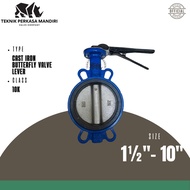 BUTTERFLY VALVE CAST IRON 6" INCH LEVER ORIGINAL