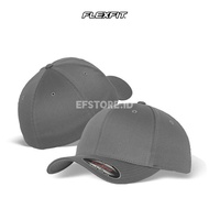 -Original Yupoong 6277 Flexfit Baseball Cap - Light Grey