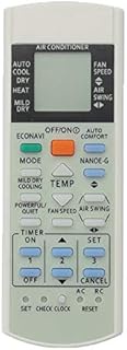 Davitu Remote Controls - Universal Air Conditioner Remote Control Transmission Distance 12M Replacement For Panasonic A75C3300 3208 3706 3708 Big Screen