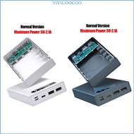 VIVI Detachable LCD Display DIY 5x18650  for Case  for Shell External Box without  Powerbank Protect