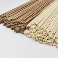 Three-Dimensional Construction Material Building Model Diy Handmade Solid Wood Small round Stick Thi