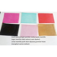 Mantilla/Mantila Catholic Mass Veil/ Veil White Holly Rectangle