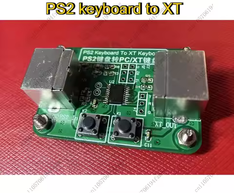 Accessories Suitable for PC/XT Computer Keyboard Interface, PS2 to XT Converter IBM5160 8088 Host Ke