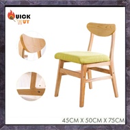 N35 Artic Design Easel Wooden Dining Chair With Cushioned Seat Modern Furniture for AirBnB, Dining Hall and Café