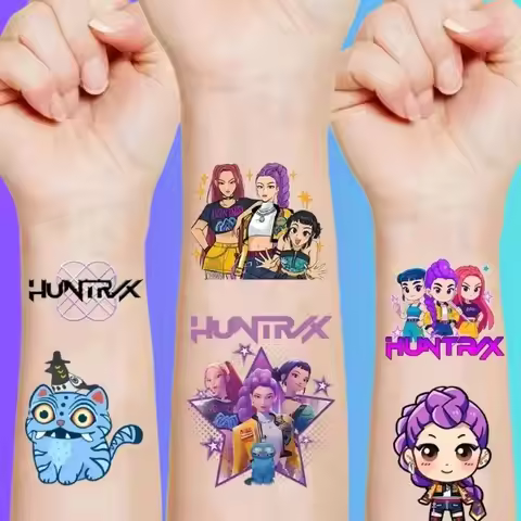 20/60pcs/set Cartoon Kpob Damon Hunters Rumi Kang Temporary Tattoo Sticker Rumi Tattoo Sticker Demon