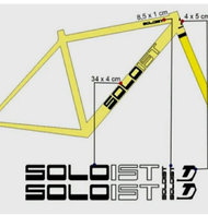 Cutting sticker sepeda fixie United soloist