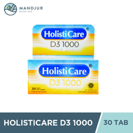 Holisticare D3 1000 30 Tablet - Suplementasi Kebutuhan Vitamin D