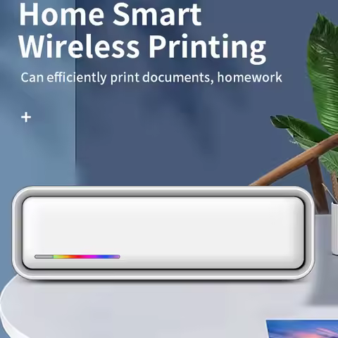 X9 A4 Thermal Printer USB BT 203dpi Inkless Printing Machine with 5.2m 210x30x12mm Paper Roll for We