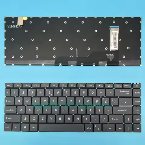 NEW English/Russian/Italian/Arabic Keyboard For MSI Prestige 14 A10SC A10RB A10RAS A10RBS MS-14C1 MS