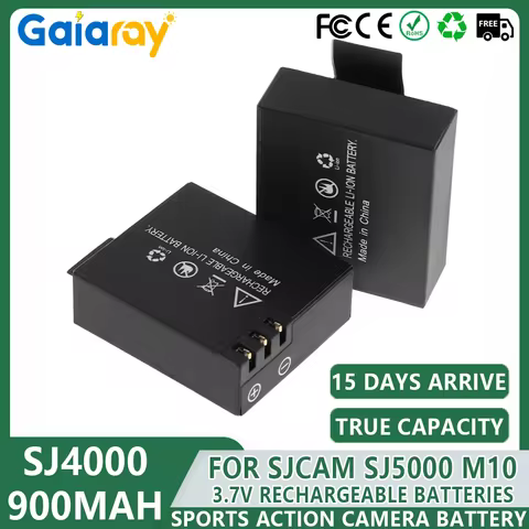 3.7V 900mAh Li-ion Rechargable Battery SJ4000 Battery For SJCAM SJ4000 SJ5000 SJ6000 SJ7000 WIFi M10