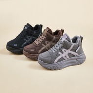 C8D5 ins Korean Version Plus Velvet High-Top Daddy Shoes Women 2025 Winter Student Casual Shoes Thic