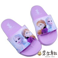 台灣製冰雪奇緣拖鞋-紫色