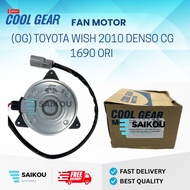 RADIATOR FAN MOTOR  ORIGINAL COOLGEAR 168000-1690 TOYOTA WISH 2010 ZGE20 ZGE21 ZGE22