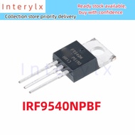 5Pcs/Lot Original IRF9540NPBF F9540N IRF9540 TO-220 P Channel-100V-23A MOSFET Field Effect Tube