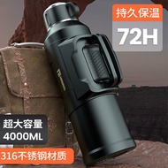 316 Stainless Steel Thermos Kettle Large Capacity Travel Kettle Kettle Outdoor Cup Teapot Portable C