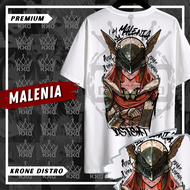 KRONE Kaos Distro MALENIA ELDEN RING Katun 24s Tebal - Tshirt Distro Elden Ring Oversize Dewasa