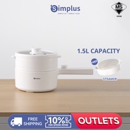 Simplus Non Stick Ceramic Coating Mini Electric Multi-Function Cooker (1.5L/600W) DZGH002