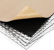 Car Sound Deadening Mat, 80mil (2mm) 10 sqft Butyl Car Insulation Material, Aluminum Foil Heat Shiel