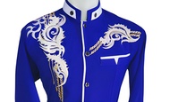 jasko pria dewasa jasko pria dewasa baju jasko bordir terbaru 2024 warna biru lengan panjang