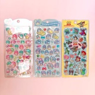 Sanrio Disney 迪士尼 立體貼紙 水晶貼紙 little twin stars tuxedosum 山姆企鵝 toystory Toy Story 反斗奇兵 三眼仔