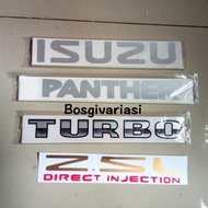 Isuzu Turbo Isuzu panther Turbo 2.5L writing sticker / panther sticker