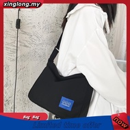 Beg galas tepi Lelaki tote bag student New men and women students couples simple class canvas bags b
