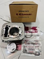 KAWASAKI BARAKO BC175 CYLINDER BLOCK SET THAILAND GENUINE PARTS 951111082