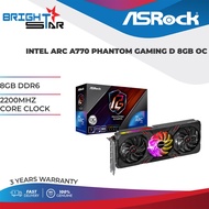 GPU / ASROCK INTEL ARC A770 PHANTOM GAMING D 8GB OC / 8GB DDR6 / 2200MHZ CORE CLOCK / 3Y