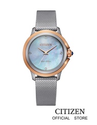 CITIZEN นาฬิกาข้อมือผู้หญิง Eco-Drive EM0796-59Y Lady Watch ( พลังงานแสง )